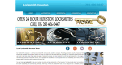 Desktop Screenshot of locksmiths--houston.com